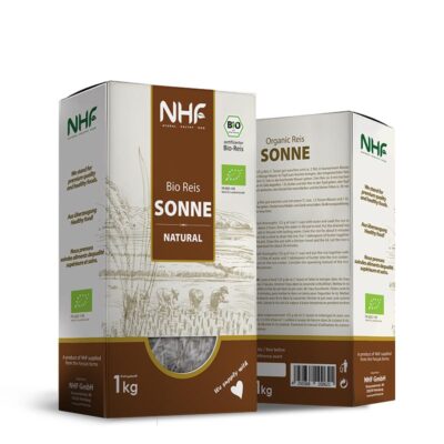 NHF organic rice sonne natural brown برنج ارگانیک nhf bio reis sonne natural