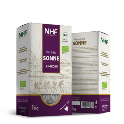 NHF organic rice sonne long grain برنج ارگانیک nhf bio reis sonne langkorn