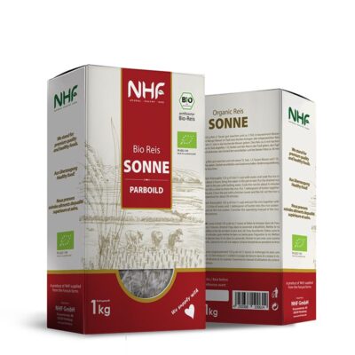 NHF organic rice sonne parboiled برنج ارگانیک nhf bio reis sonne parboiled